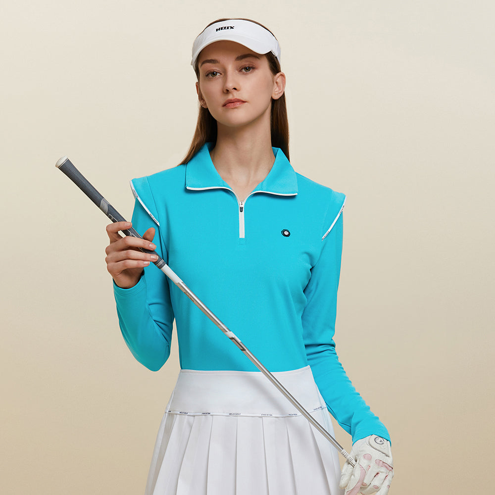 Women's Long Sleeve Polo Shirt HELIX