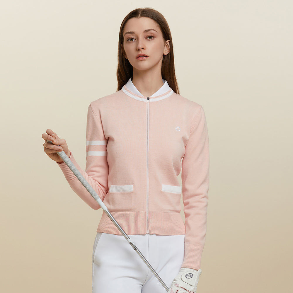 Women's Round Neck Cardigan HELIX