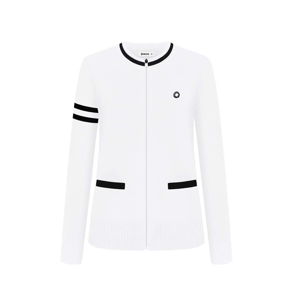 Women's Round Neck Cardigan HELIX